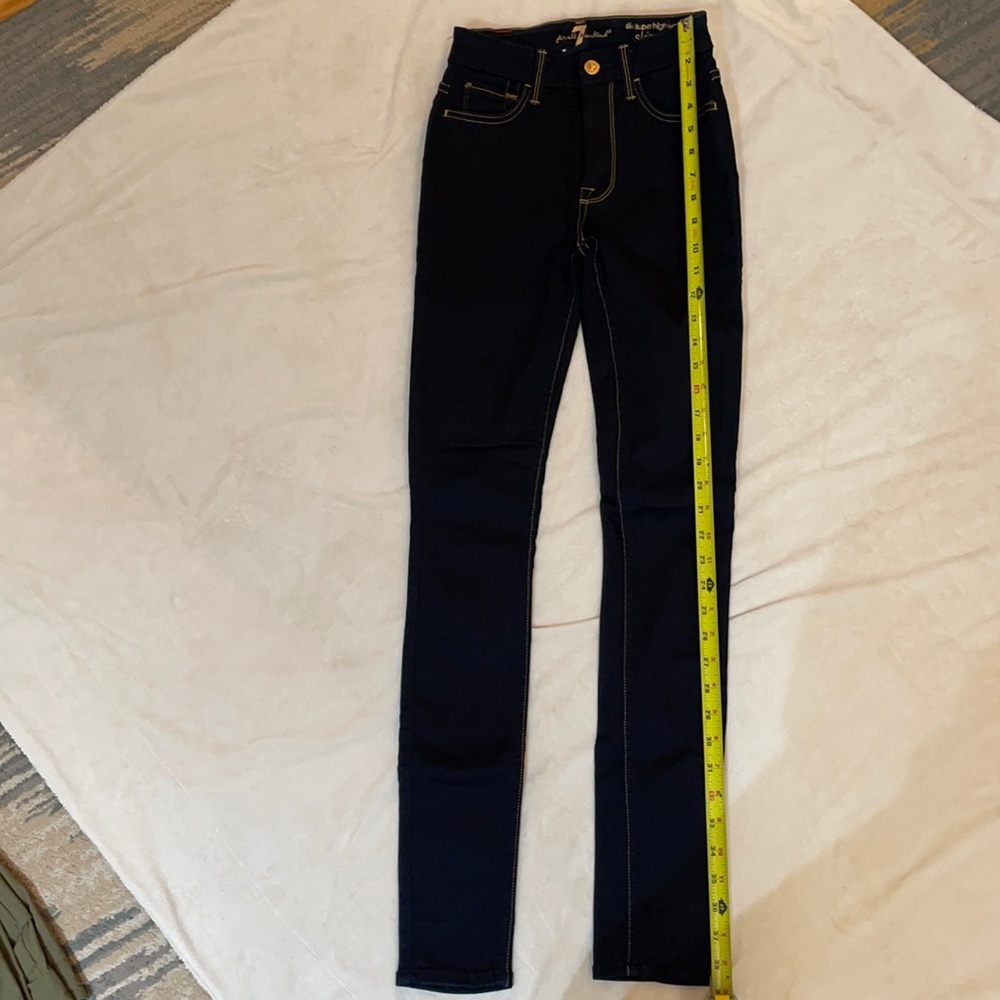 7 for all mankind, high rise skinny jean, 23”